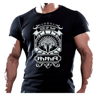 God Of War T-Shirt Mma. Muay Thai Gym,Training Fighters,Sport,Casual Wears! Ufc_02