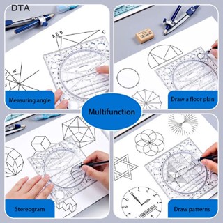 Dta al ไม้บรรทัดแม่แบบ สําหรับวาดภาพ ออกแบบศิลปะ สเกล Drafg DT