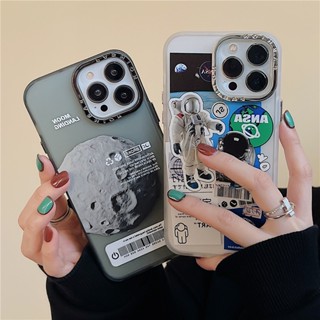 เคสโทรศัพท์มือถือนิ่ม เนื้อแมตต์ ลายนักบินอวกาศ NASA สําหรับ iPhone 11 12 13 14 PRO MAX iPhone14Pro iPhone14