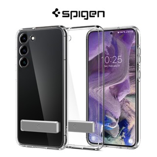 Spigen Galaxy S23 เคส Ultra Hybrid S เคสในตัว ขาตั้งในตัว การออกแบบที่บางเฉียบป้องกัน