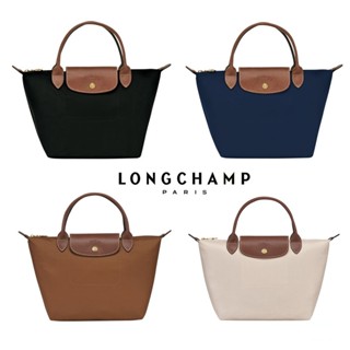 Longchamp Le Pliage กระเป๋าถือ กระเป๋าช้อปปิ้ง ผ้าไนล่อน ใบสั้น กันน้ํา 1621