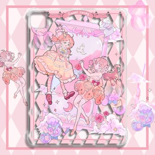 เจ้าหญิงสาว รูปแบบตัวการ์ตูน เคสแท็บเล็ตก้นเดียวโปร่งใส เคสไอแพด compatible for ipad 2022 เคสไอแพด gen10 gen9 gen 8 gen 7 เคสไอแพด mini 6 5 4 เคสไอแพด Air 3 เคสไอแพด Air4 Air5 ipadpro 2022