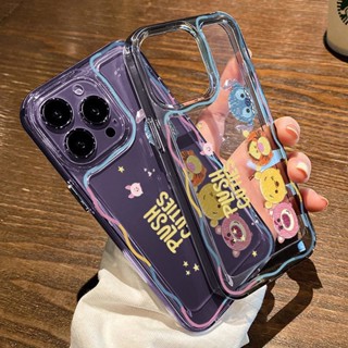 เคสโทรศัพท์มือถือ ซิลิโคนนิ่ม ลายการ์ตูนน่ารัก หรูหรา สําหรับ IPhone 11 12 13 14 Pro Max XR X 7 8 Plus XS Max 6 6S SE 2020