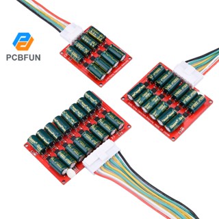 Pcbfun บอร์ดตัวเก็บประจุแบตเตอรี่ 4S 6S 8S 3A LiFePO4 BMS