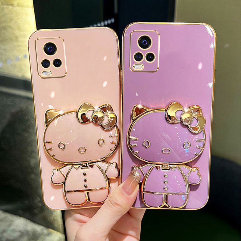 เคส Vivo V2024 V2025 V2023 V2022 1933 1935 1938 1919 1920 1915 เคสโทรศัพท์ซิลิโคน แบบนิ่ม พร้อมกระจก