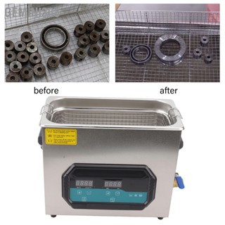 Gemini308 Ultrasonic Cleaner Sonic Cleaning Machine Heater 40kHz ความจุ 6L สำหรับแว่นตาเครื่องประดับ