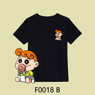   STOK SEDIA BAJU CRAYON SHINCHAN TSHIRT JAPAN ANIME MANGA UNISEX OVERSIZE ROUND NECK SHORT SLEEVE COTTON CHIBI F00_12