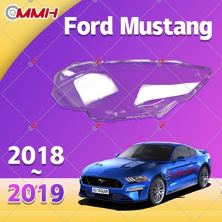 ฝาครอบไฟหน้า สําหรับ Ford Mustang 2018-2020 เลนส์ไฟหน้า ฝาครอบไฟหน้า ไฟหน้ารถยนต์ ไฟหน้าสําหรับ ฝาครอบไฟหน้าตรงรุ่น ฝาครอบเลนส์  headlamp cover ไฟหน้า โคมไฟหน้า ฝาครอบเลนส์