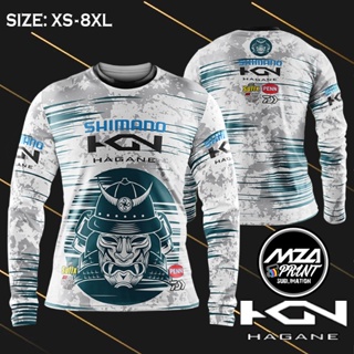 เสื้อกีฬาตกปลา Shimano KN HAGANE Edisi Ke 2 | เสื้อผ้า ป้องกันรังสียูวี แบบแห้งเร็ว สําหรับตกปลา | Baju Pancing รองเท้าบาจู ไซซ์ XS-3XL