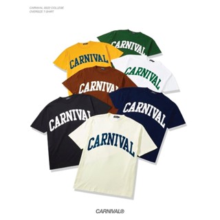 พร้อมส่ง  [ ของแท้ ] เสื้อ เสื้อยืด CARNIVAL® SS22 COLLEGE  T-SHIRT