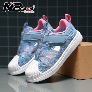 【พร้อมส่ง 26-37 】ใหม่ รองเท้าแตะลําลอง พื้นนิ่ม ใส่สบาย สไตล์เกาหลี แฟชั่นฤดูร้อน สําหรับเด็กผู้หญิง 2023 X019