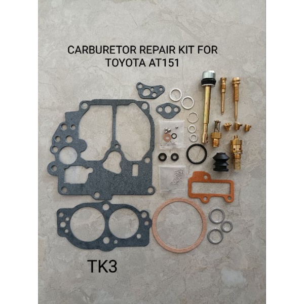 CARBURETOR REPAIR KIT สําหรับTOYOTA AT151