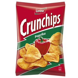 ลอเรนซ์มันฝรั่งแผ่นพริกปาปริก้า100ก PAPRIKA LORENZ CRUNCHIPS100G