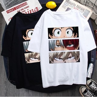 ย้อนยุคเสื้อยืด พิมพ์ลายกราฟิก My Hero Academia Bakugou Boku No Hero Academia สุดเท่ สําหรับเด็กผู้ชาย และผู้หญิงS-5XL