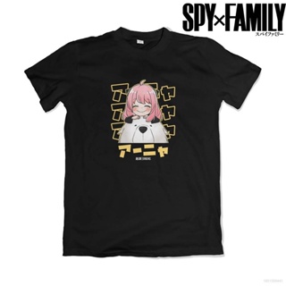 เสื้อยืดCSP SPY X FAMILY T-shirt Anime Unisex Top Short Sleeve Anya Bond Forger Casual Graphic Tee Shirt Plus Size s