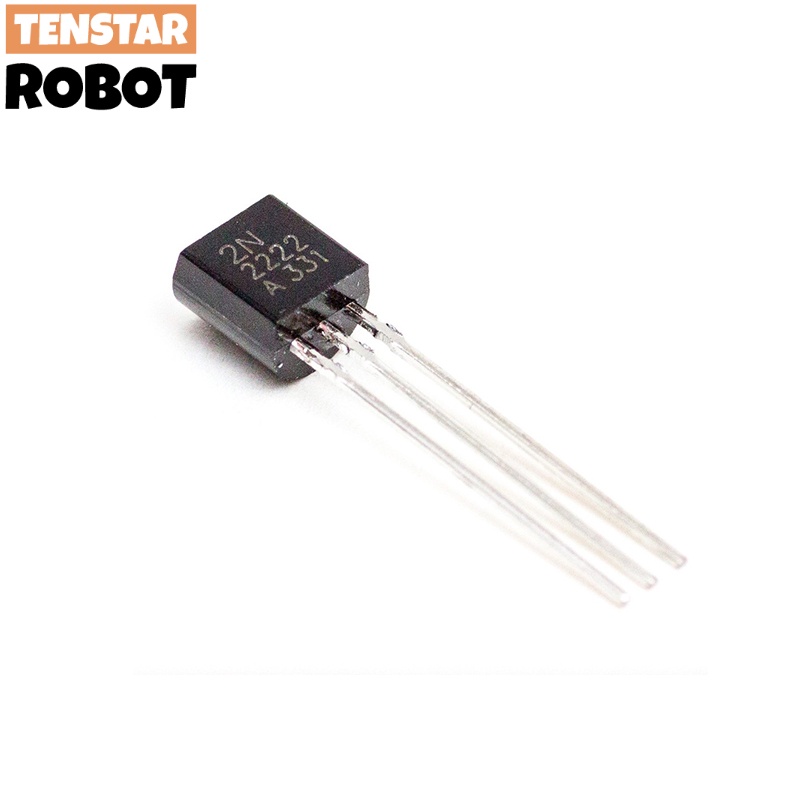 ทรานซิสเตอร์ไตรโอด 2N2222A NPN TO-92 0.6A 30V NPN 2N2222 10 ชิ้น