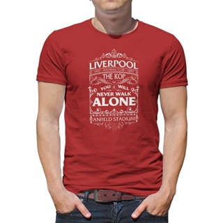 ขายดี เสื้อยืดผ้าฝ้าย พิมพ์ลาย Liverpool Fc YNWA PHocaa62IGjcah53 สําหรับผู้ชาย