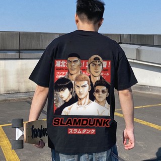 Slamdunk T Shirt Chibi Design Unisex Cotton Loose Front And Back Printed Tshirt_09