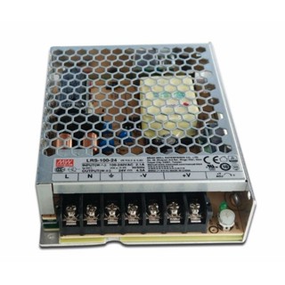 power supply  MEAN WELL สวิตชิ่ง LRS-100-24   24V4.5A มีรับประกัน