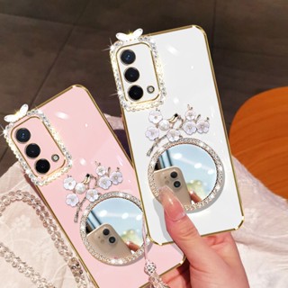 เคสโทรศัพท์มือถือ แบบนิ่ม ป้องกันเลนส์กล้อง ลายดอกไม้ สําหรับ Samsung M53 M33 5G M51 M31 M21 M62 J6 J4 Plus A7 2018