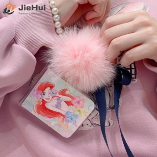 Jiehui เคสโทรศัพท์มือถือแฟชั่น ลายดอกไม้นางเงือก สามชิ้น สําหรับ Samsung Z Flip5 Z Flip4 Z Flip3