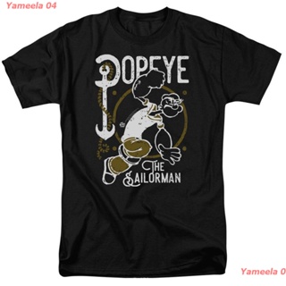 ผ้าฝ้ายคอกลมYameela 04 New Diy Popeye The Sailor Man Vintage Sailor Mens T Shirt salefrom S-4XL_03