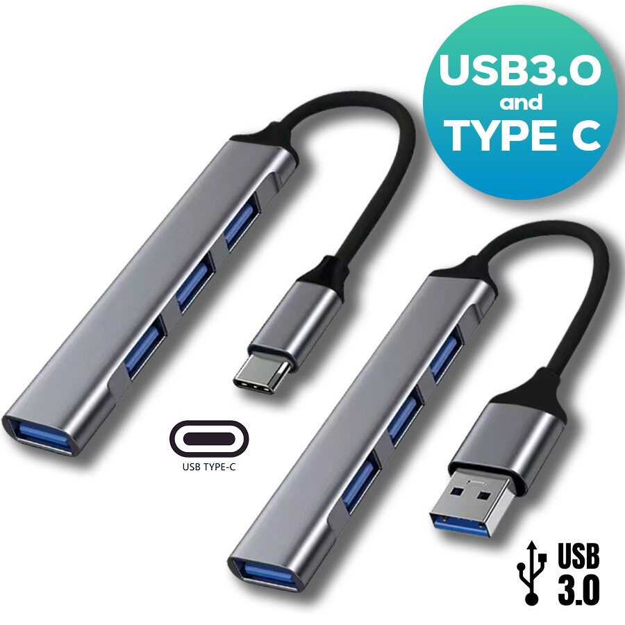 HUB Adapter 4 พอร์ต สำหรับ PC /NOTEBOOK /LABTOP