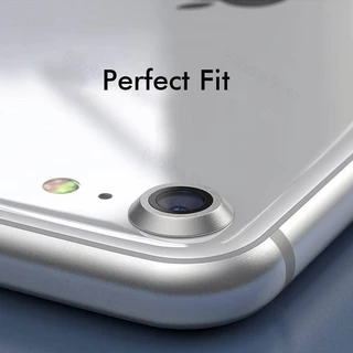 9d กระจก ตัวป้องกันกล้อง สําหรับ iPhone SE 2022 2020 เลนส์ด้านหลัง อลูมิเนียม แหวนโลหะ ป้องกัน สําหรับ iPhone 8 7