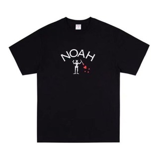 Noah 19FW เสื้อยืดแขนสั้น พิมพ์ลายโลโก้ BLACKBEARD สําหรับผู้ชาย และผู้หญิง_04