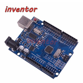 บอร์ดทดลอง UNO R3 ATmega328P CH340 CH340G สําหรับ Arduino UNO R3 พร้อมหัวหมุดตรง