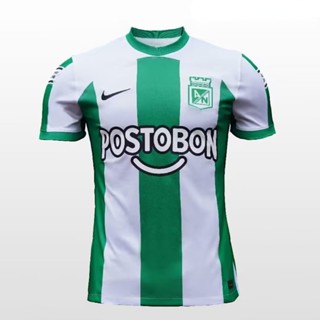 เสื้อกีฬาแขนสั้น ลายทีมชาติฟุตบอล Atletico Nacional 23-24 ชุดเหย้า เกรด AAA ไซซ์ S-XXL