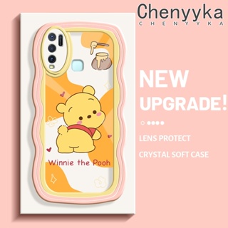 เคสโทรศัพท์มือถือแบบนิ่ม ใส กันกระแทก ลายการ์ตูนวินนี่ เดอะ พูห์น่ารัก หลากสี สําหรับ VIVO Y30 Y30i Y50