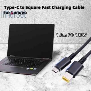 สายชาร์จเร็ว Type-C เป็นสี่เหลี่ยม 1.8 ม. PD 135W สําหรับ Lenovo Legion Y7000 R7000