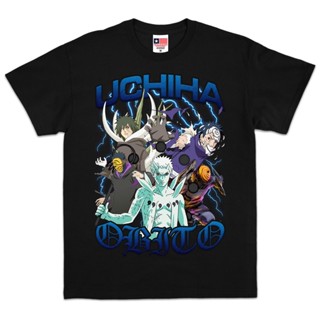 เสื้อยืดโอเวอร์ไซส์เสื้อยืด ลายการ์ตูนนารูโตะ Uchiha Obito Bootleg Vol. 1 30s พรีเมี่ยม 24s 20s สําหรับผู้ชายS-3XL