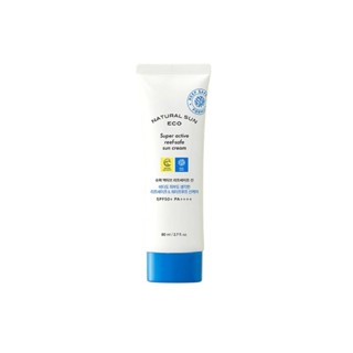 [The FACE Shop] Natural Sun Eco Super Active Reef Safe Sun Cream SPF50+ PA++++ 80ml