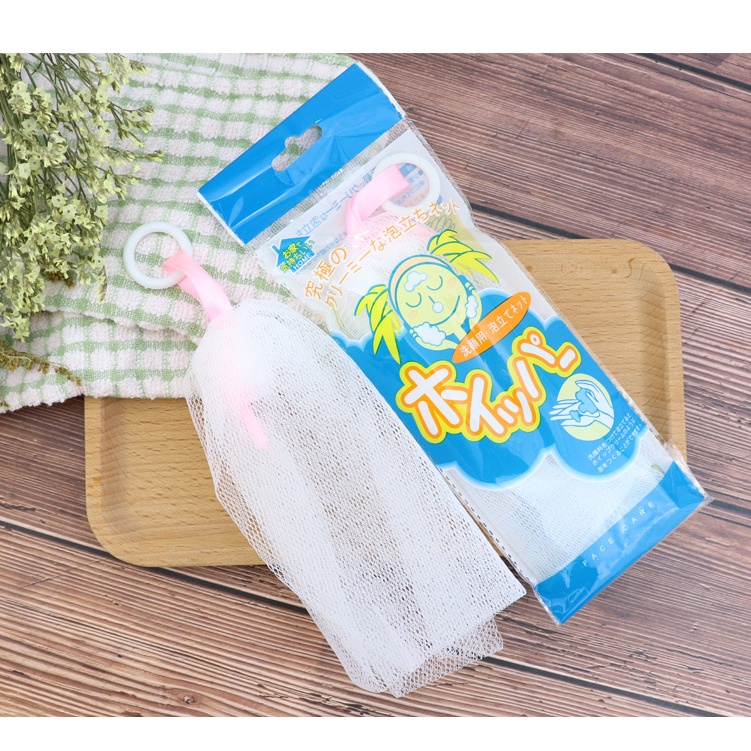 1 ชิ้น ถุงตาข่ายสบู่ ทําความสะอาด เครื่องมืออาบน้ํา ทําความสะอาดร่างกาย ตาข่ายสบู่ ตาข่ายโฟม PE บับเบิล ช่วยล้างหน้า - รูปที่ 7