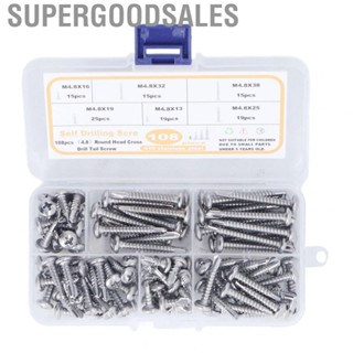 Supergoodsales Self Drilling Screw Round Head Screws M4.8 for Equipment