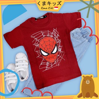 Marvel Kids Children Child T-shirt Print Premium Spiderman Spider Man Shirt Tshirt Toddler Boy Girl Clothing Top KK_08