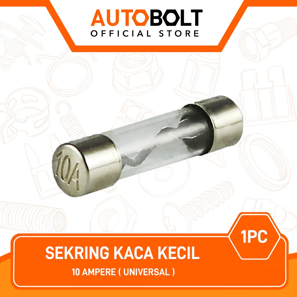 ฟิวส์แก้วขนาดใหญ่ 10 Ampere 10A ฟิวส์แก๊สหลอดฟิวส์