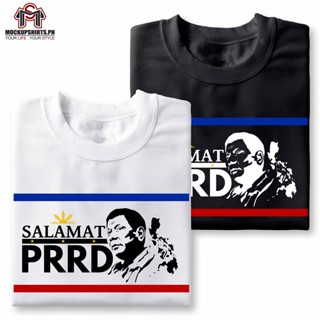 เสื้อคู่รัก - SALAMAT PRRD เสื้อยืดผ้าฝ้ายคุณภาพสูง unisex เอเชียขนาด #COD