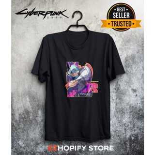 Cyberpunk 2077 Cotton T-shirt for men and women (Unisex) DTF print CHEAP_12