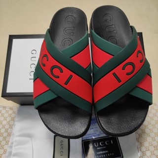 รองเท้าแตะ Gucci แบบยืน สไตล์ยุโรป