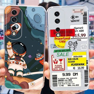 เคสโทรศัพท์มือถือ TPU นิ่ม ลายนักบินอวกาศ แฟชั่น สําหรับ Honor 80 Pro Honor 80 GT 5G Honor80Pro ANP-AN00