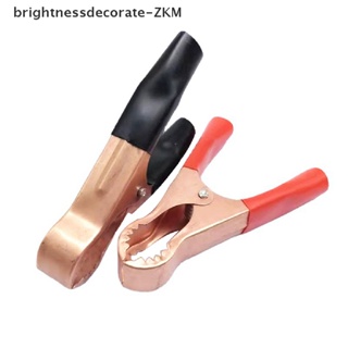 [Brightdecorate] 2 ชิ้น 30A สีแดง + สีดํา จระเข้ รถตู้ รถตู้ ทดสอบ ตะกั่ว คลิป โปรโมชั่นที่ดีที่สุด จระเข้ คลิปเชื่อมต่อ ปลั๊กไฟ [TH]