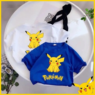 Pokemon Clothes Childrens Short Sleeve T-Shirts Childrens Clothing Pokémon Pikachu Doll T-Shirts Japanese Anime C_07