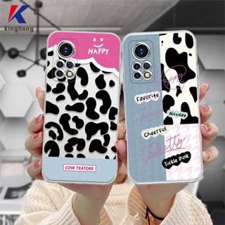 เคสโทรศัพท์มือถือแบบนิ่ม ลายวัว เสือดาว ขอบหยัก สําหรับ Infinix Hot 10 11 Play 10 10t 10s NFC 10i 9 Pro 10 Lite 11 Plus Hot 9 Play 11 11S NFC Smart 6 5 4