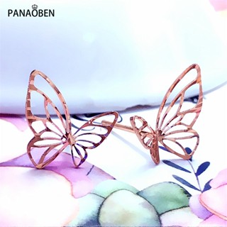 PANAOBEN♥สไตล์ใหม่ 585 ต่างหูทองคํา 14k รูปผีเสื้อ สีม่วง หรูหรา โรแมนติก เครื่องประดับแฟชั่น สําหรับผู้หญิง ต่างหูแฟชั่น ต่างหูทอง ต่างหูเงินแท้ ต่างหูคริสมาสต์