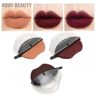  Aday Beauty ลิปสติก Matte Finish Hydrating Moisturizing เครื่องมือแต่งหน้าสำหรับริมฝีปากหรูหราสำหรับเครื่องสำอางค์สีแดง