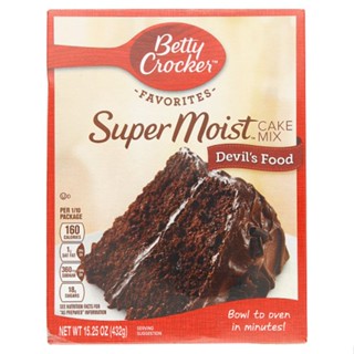 ซุปเปอร์มอยส์แป้งเค้ก DEVILS เดวิลล์ฟูด432กSUPER MOISTFOOD CAKE FLOUR432G.