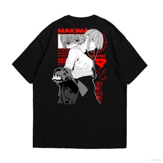 เสื้อยืดอนิเมะ Chainsaw Man - แขนสั้น Makima